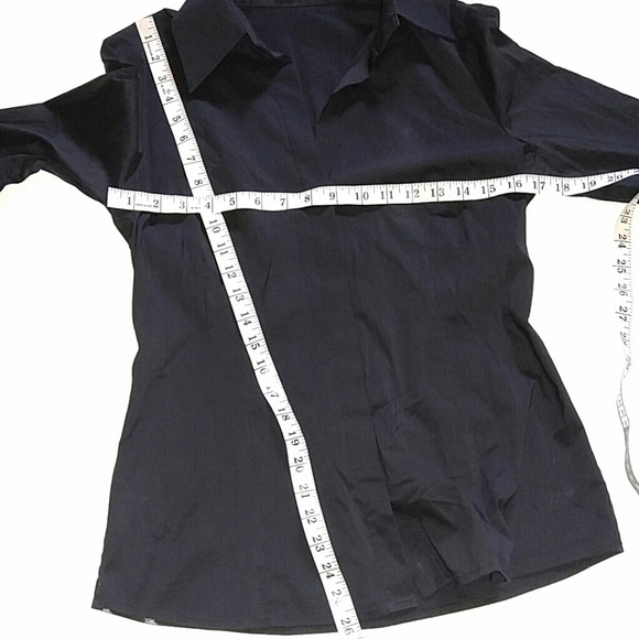 Black Button Top Bell Sleeves M - Picture 3 of 8